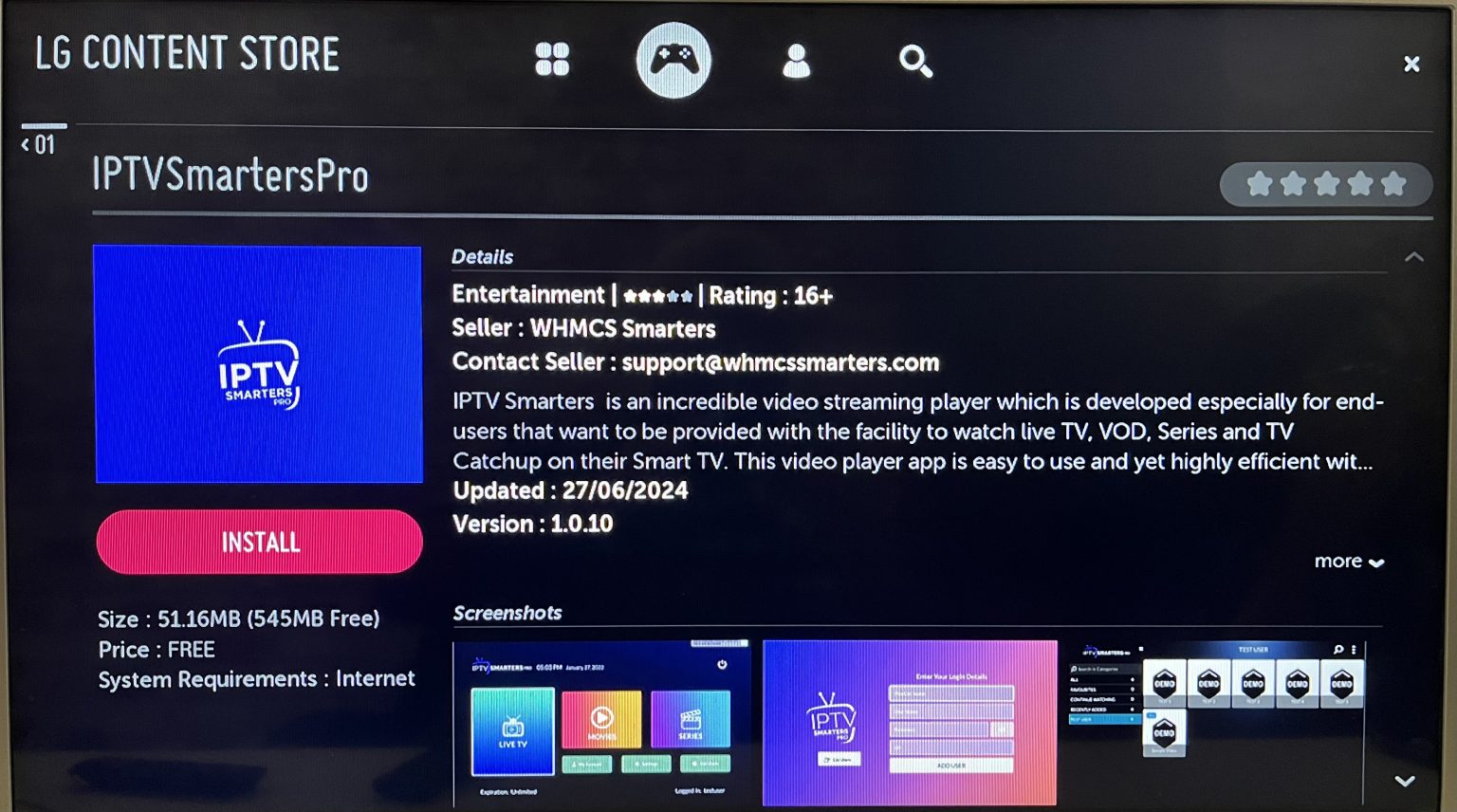 LG TV Step 2